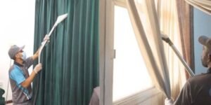 شركة تنظيف ستائر بابها